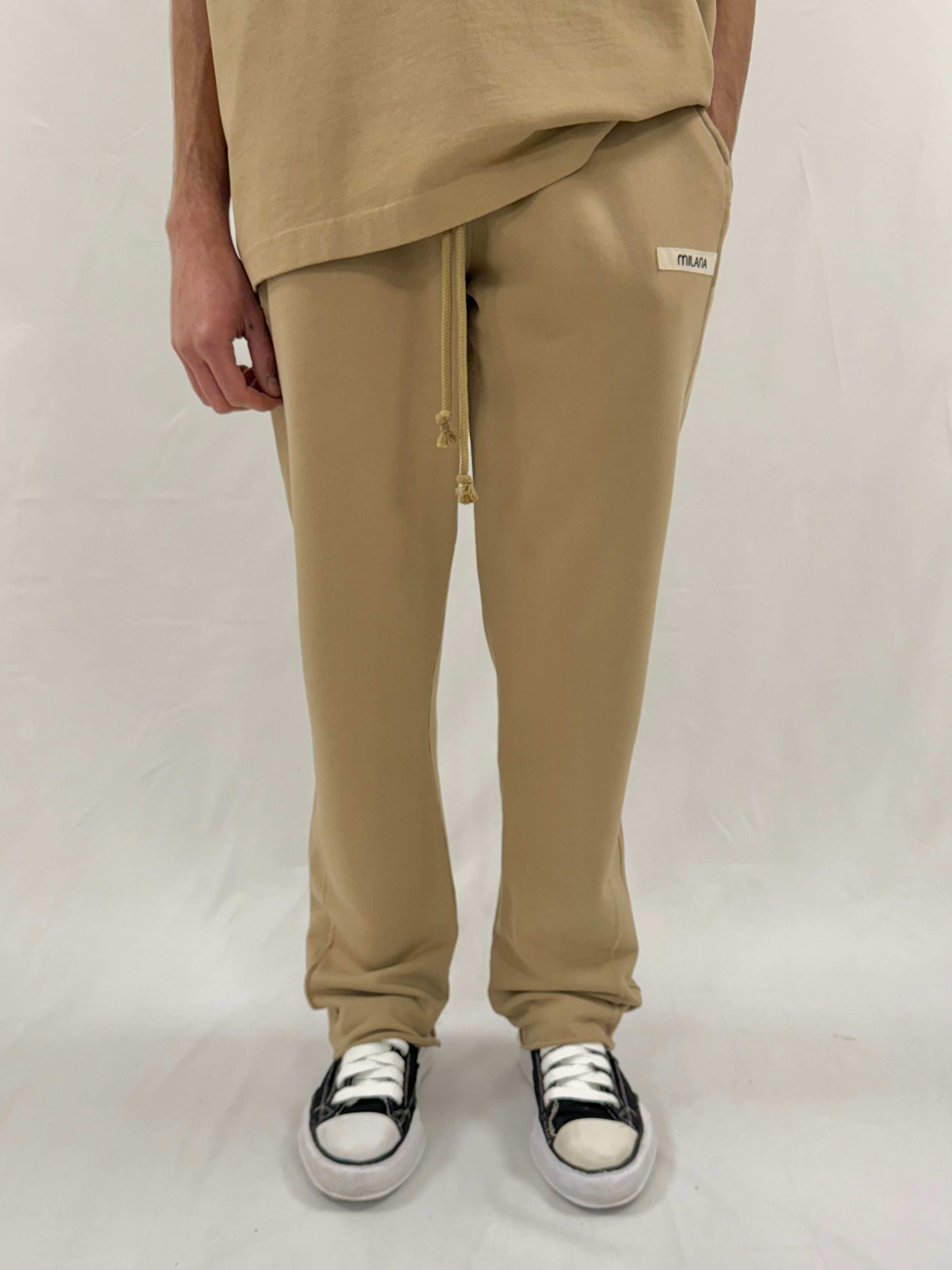 Khaki Brown Core Relaxed Sweatpants.