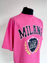 Load image into Gallery viewer, Hot Pink Heavyweight Crest T-shirt.