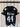 #ZZ45 Black Mesh Kids Jersey.