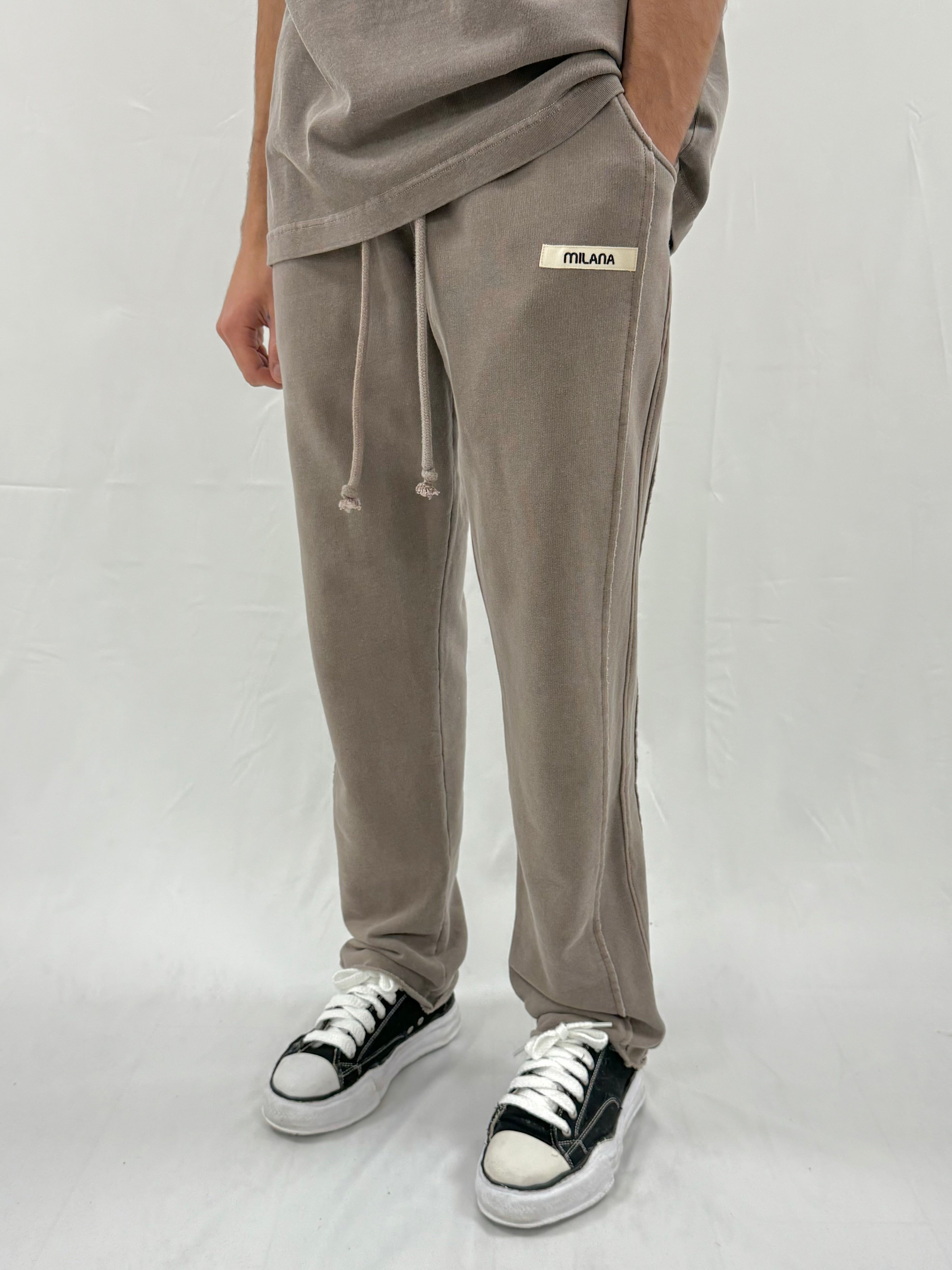 Washed Brown Core Relaxed Sweatpants.