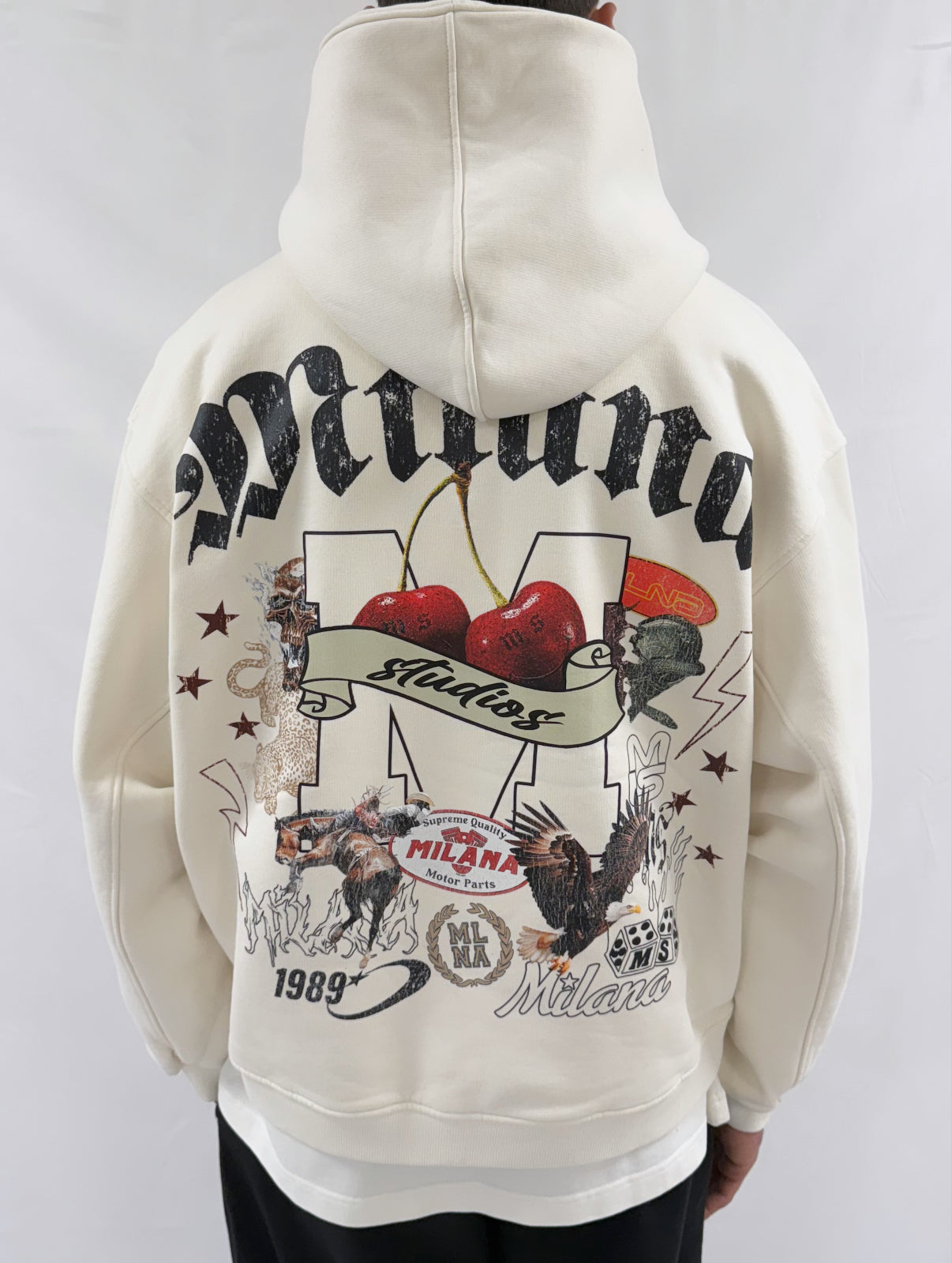 Cream Milana History Heavyweight Hoodie.