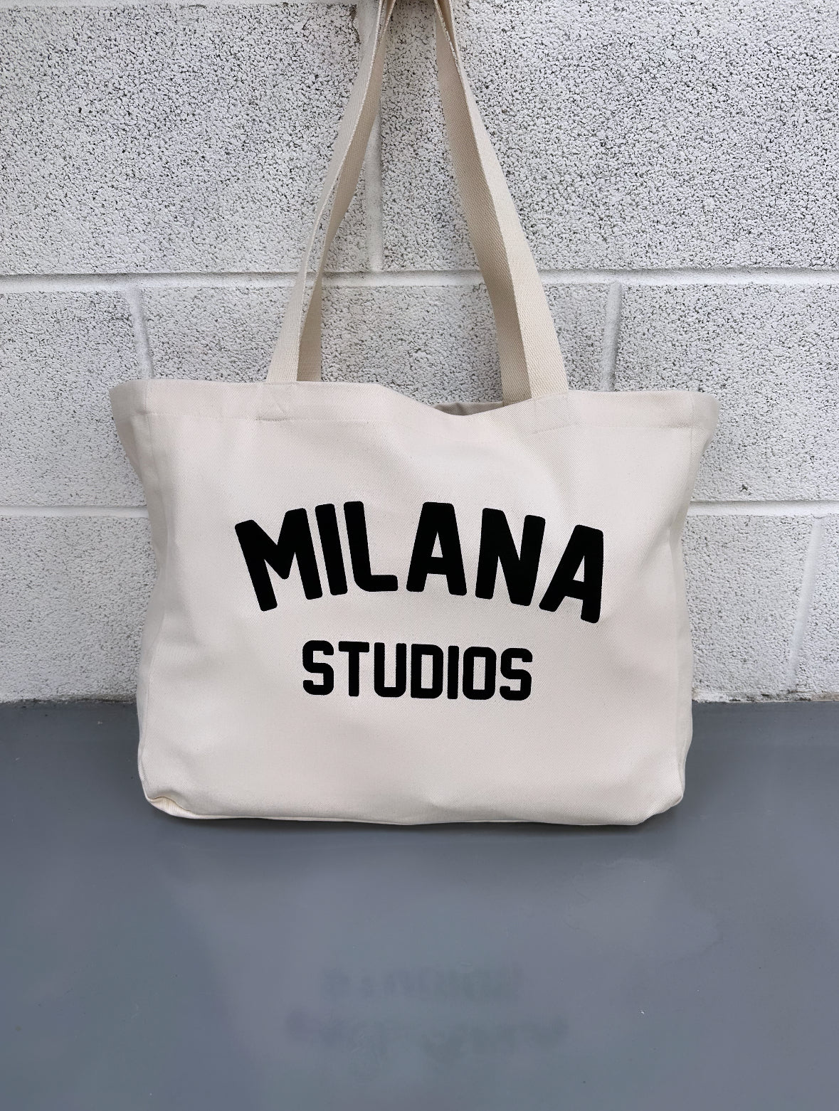 Cream Milana Tote Bag.