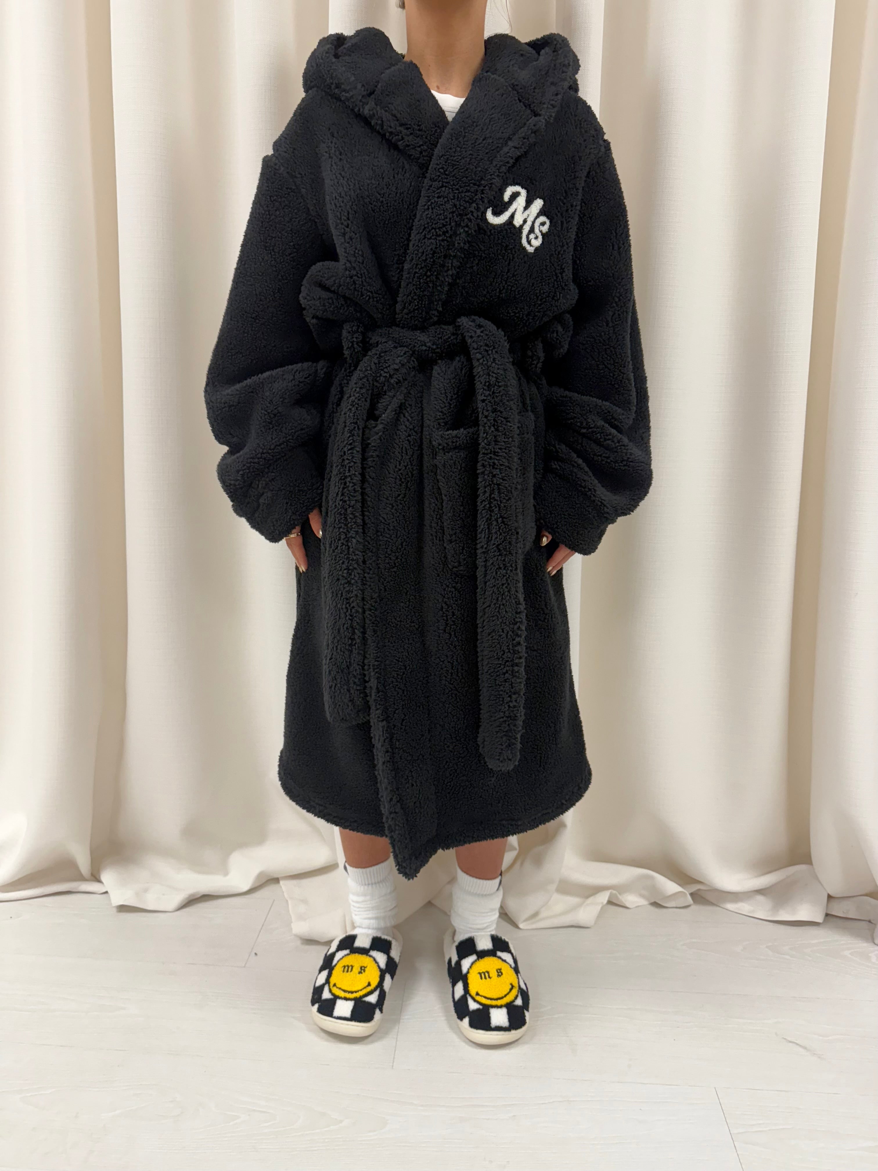 Black Milana Dressing Gown.