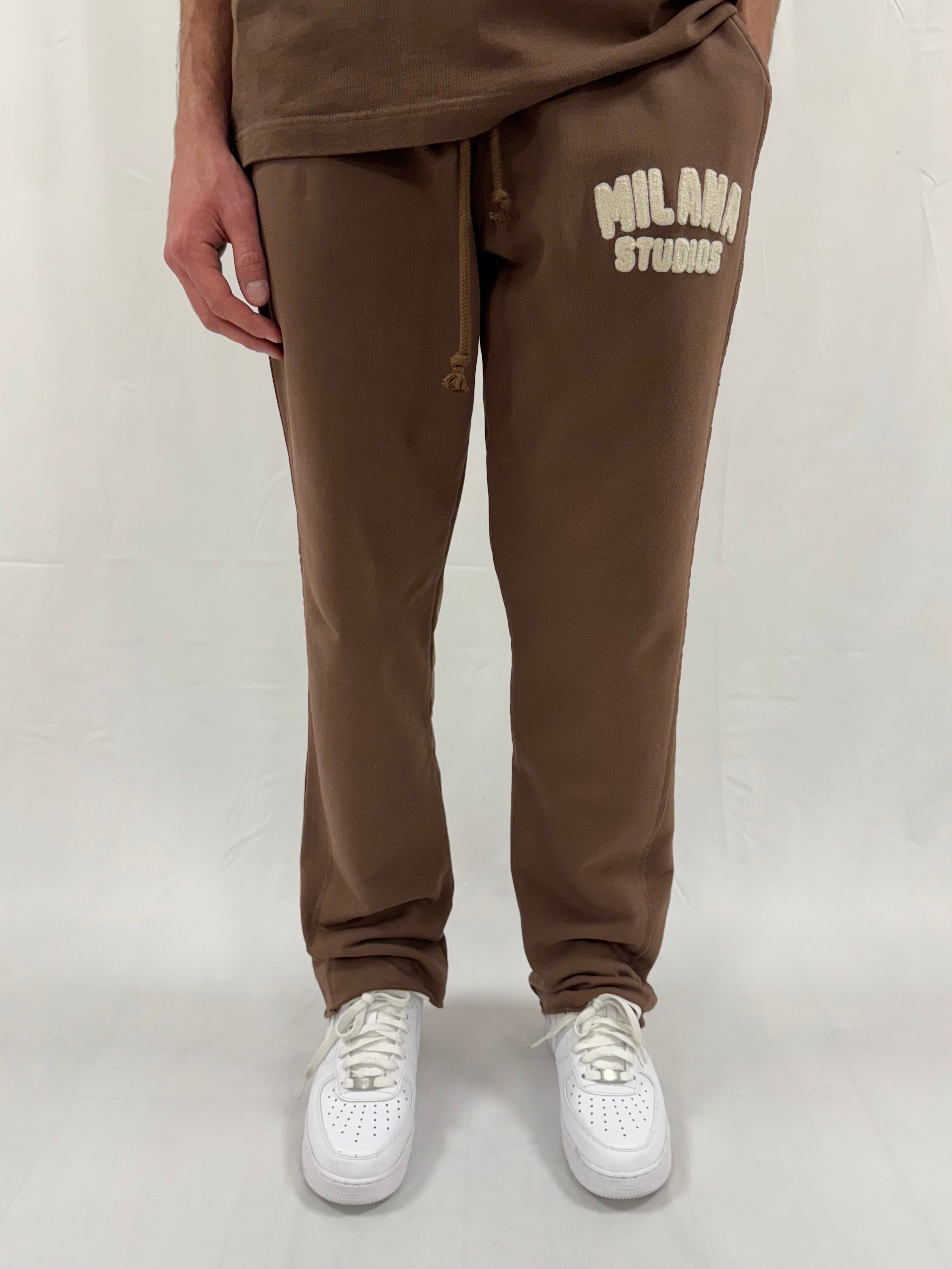 Dark Chocolate Teddy Relaxed Sweatpants.