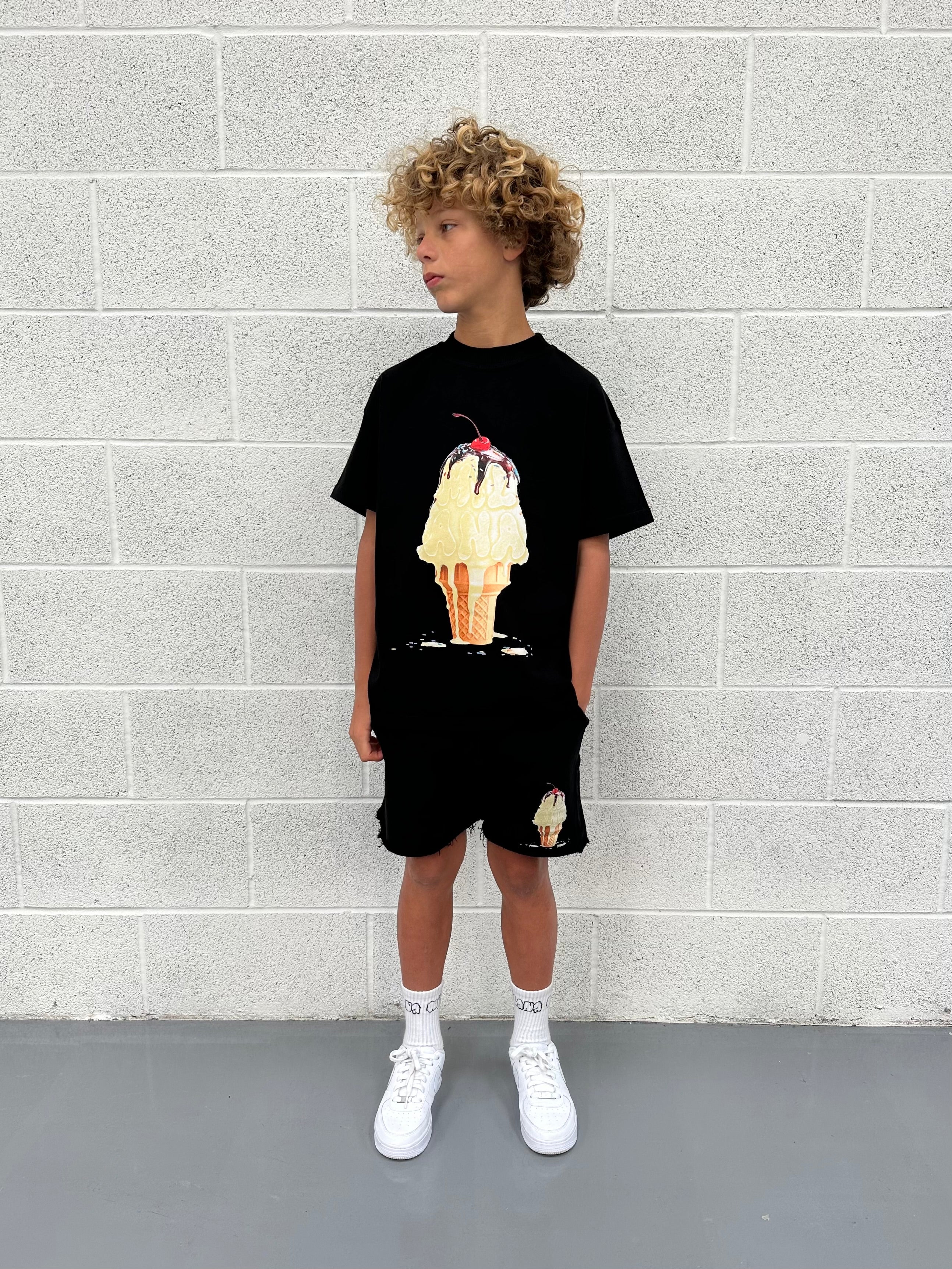 Black Ice Cream Kids T-shirt.