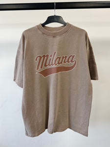 Washed Brown Rola Heavyweight T-shirt.