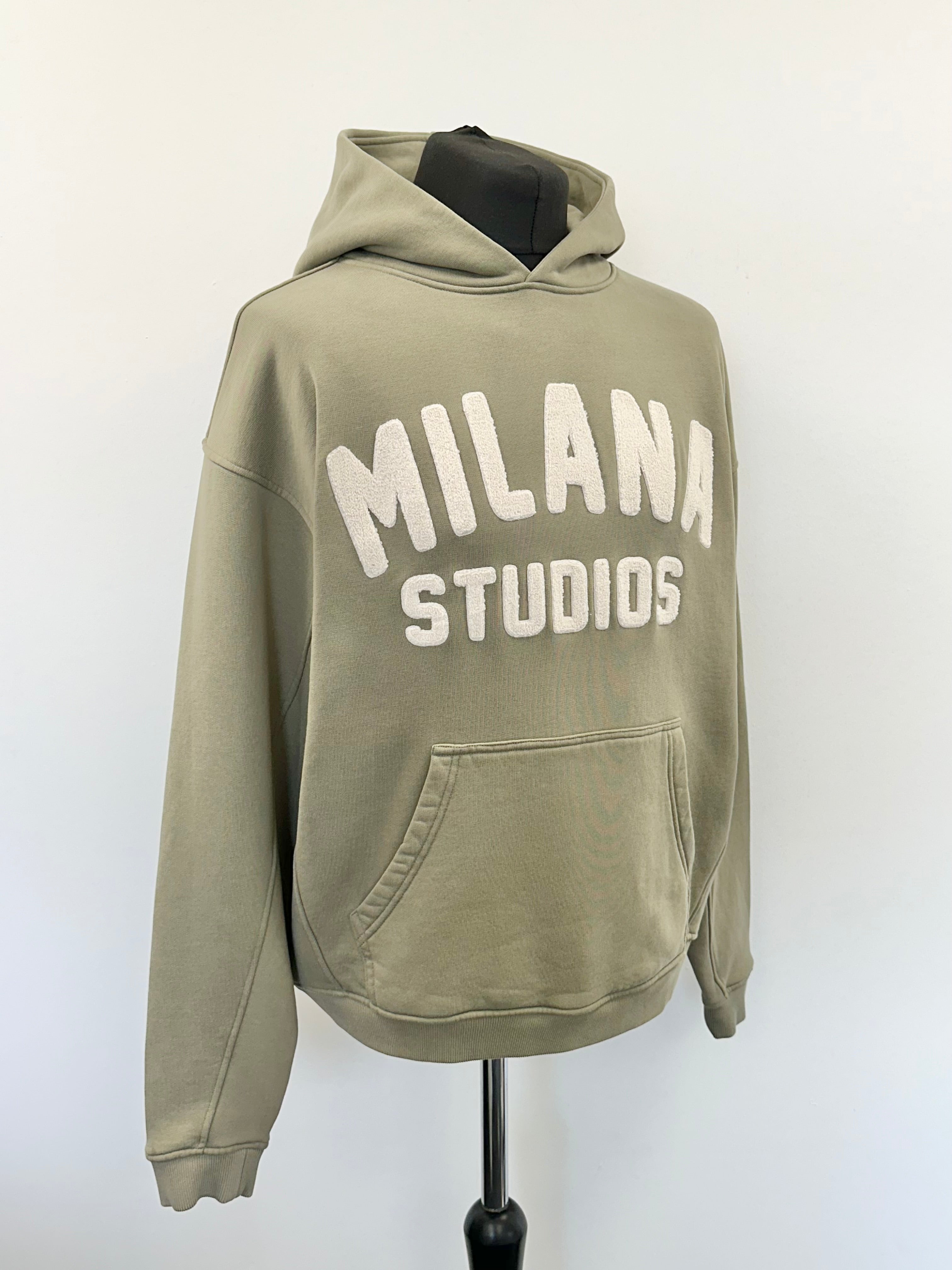 Cool Khaki Teddy Heavyweight Hoodie.