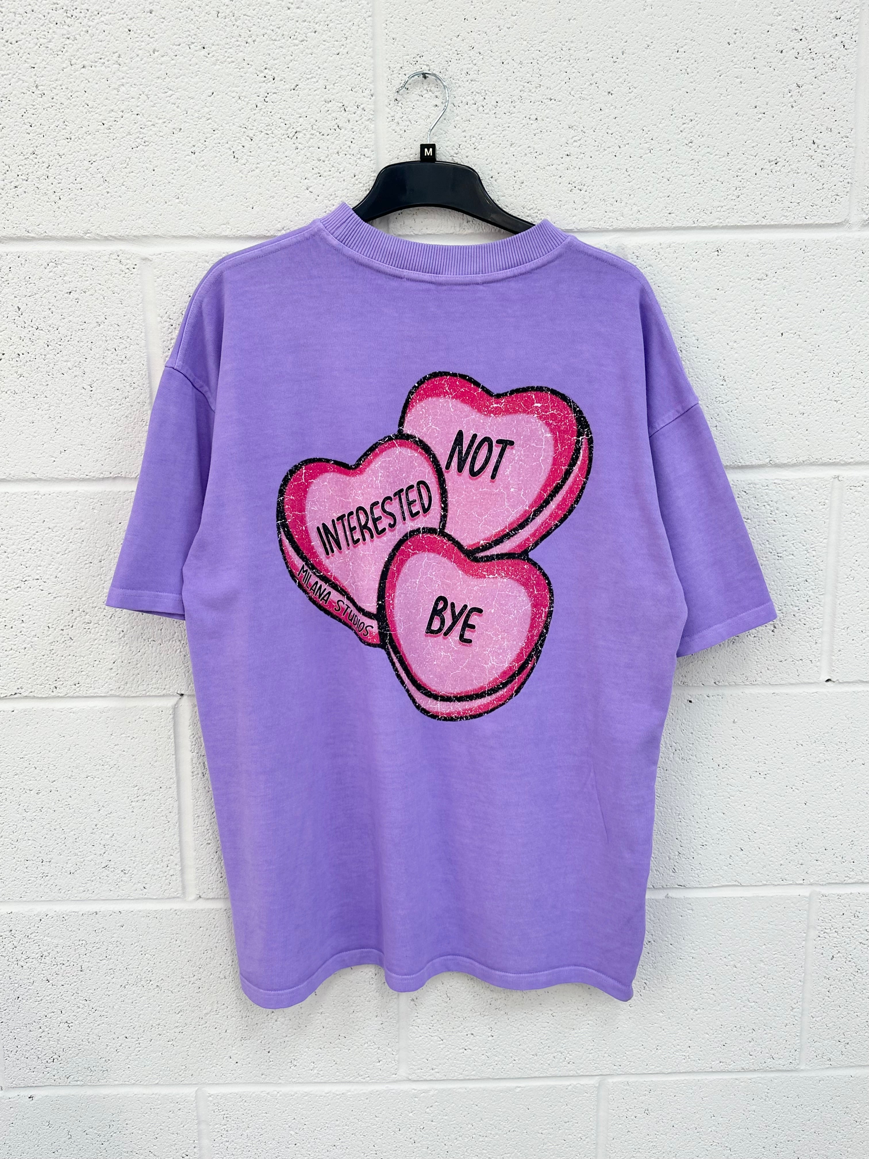 #I4 Washed Purple Hearts Heavyweight T-shirt.