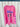 Hot Pink Skeleton Heavyweight Long-sleeve T-shirt.