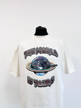 Load image into Gallery viewer, Cream Heavyweight Planet T-shirt.