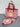 Red Smiley Leather Tote Bag - 3 Piece.