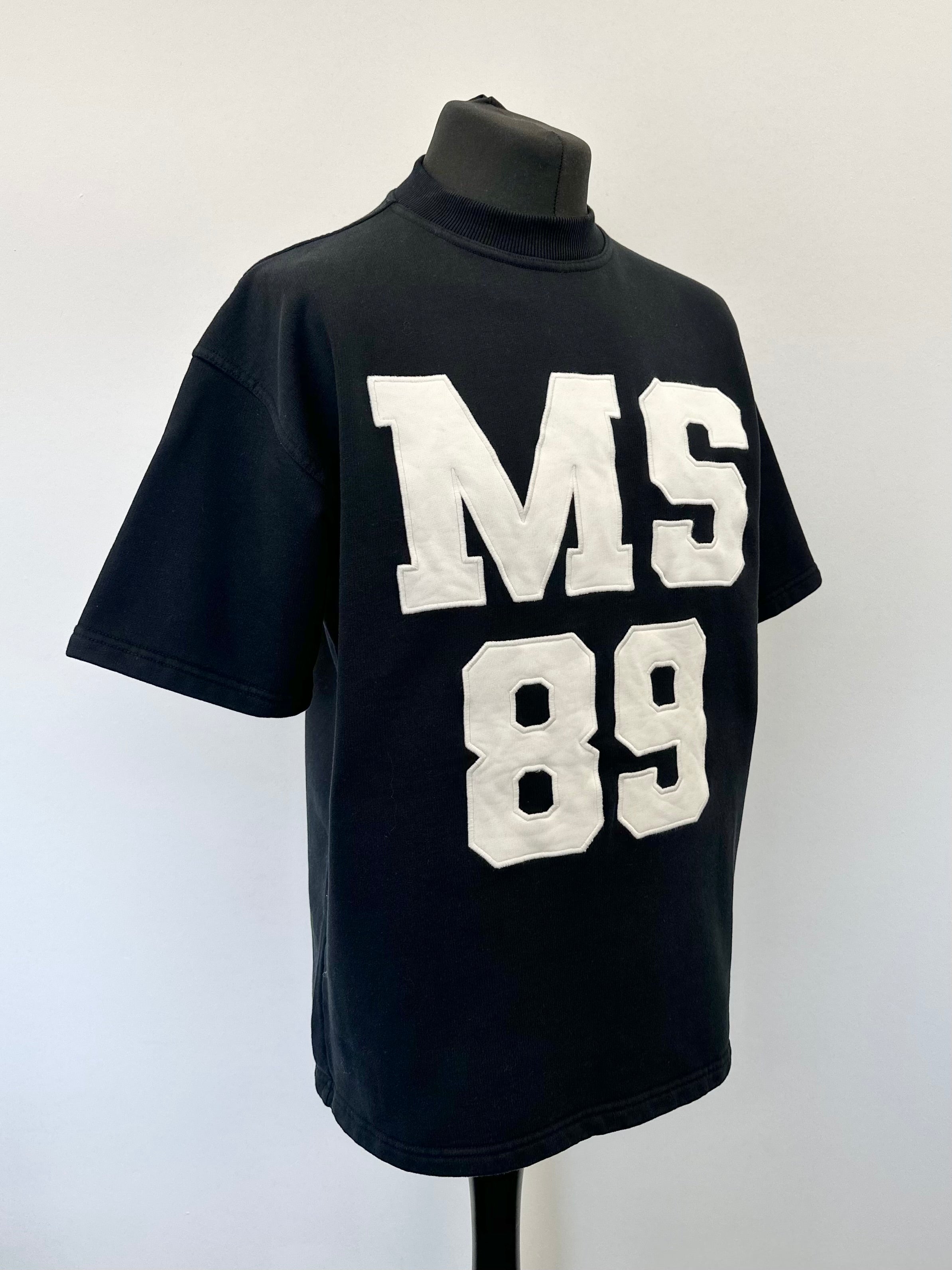 Black MS89 Heavyweight Sweatshirt Tee.