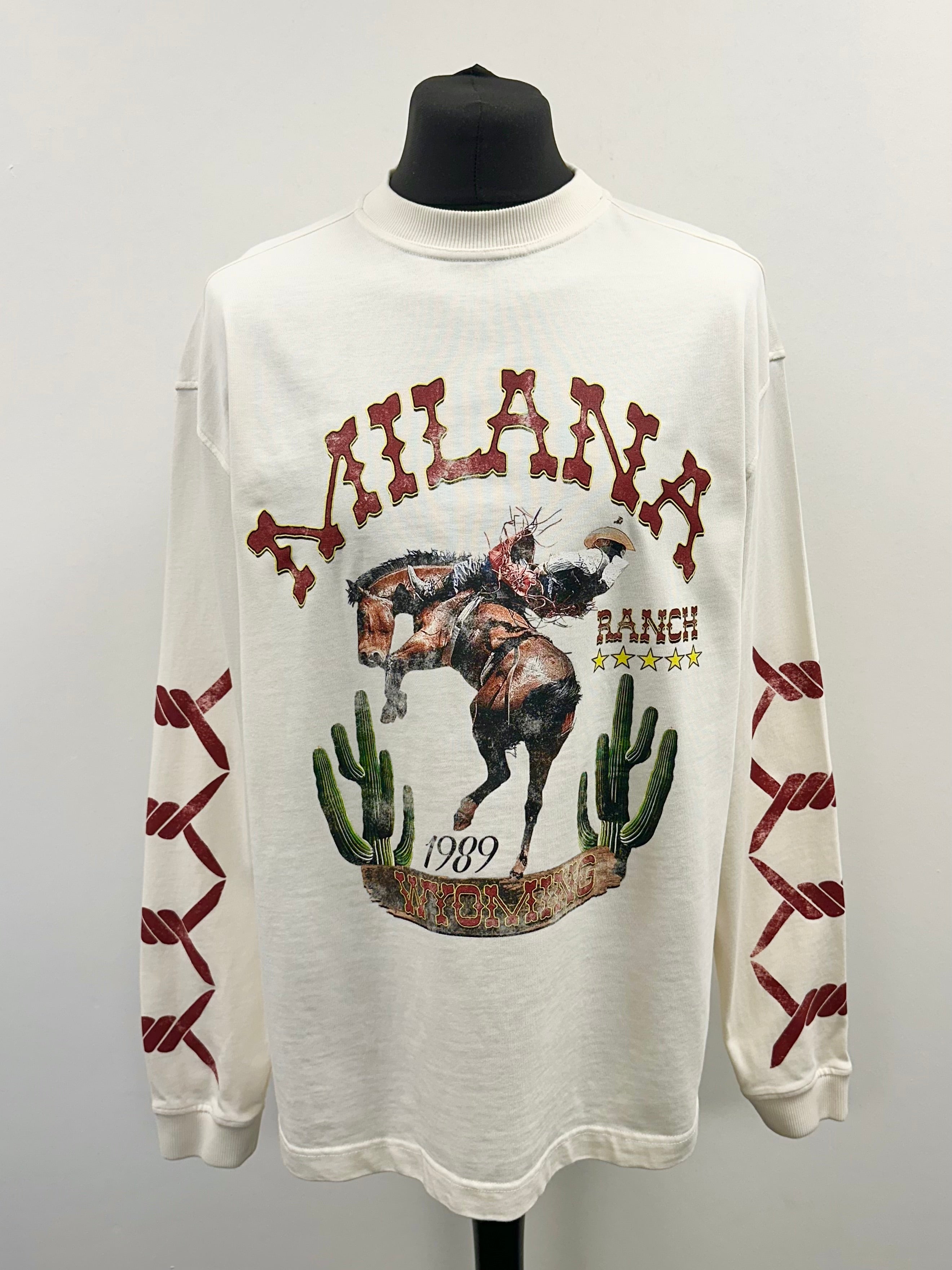 Cream Ranch Heavyweight Long Sleeve T-shirt.