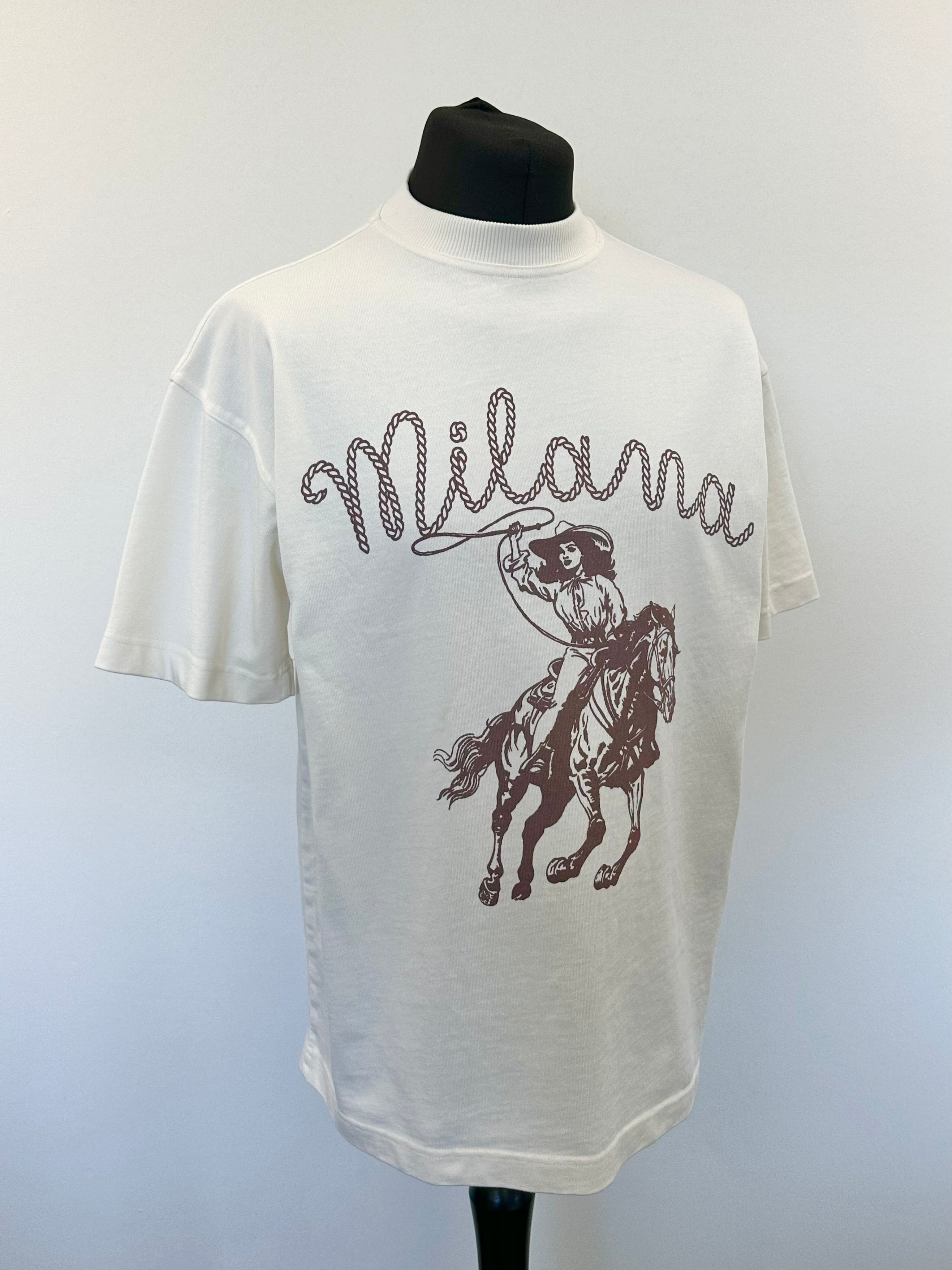 Cream Cowgirl Heavyweight T-shirt.