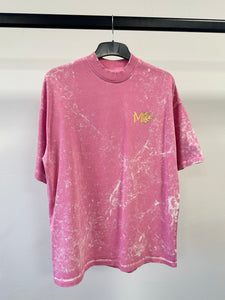 Washed Pink M Graphic T-shirt.