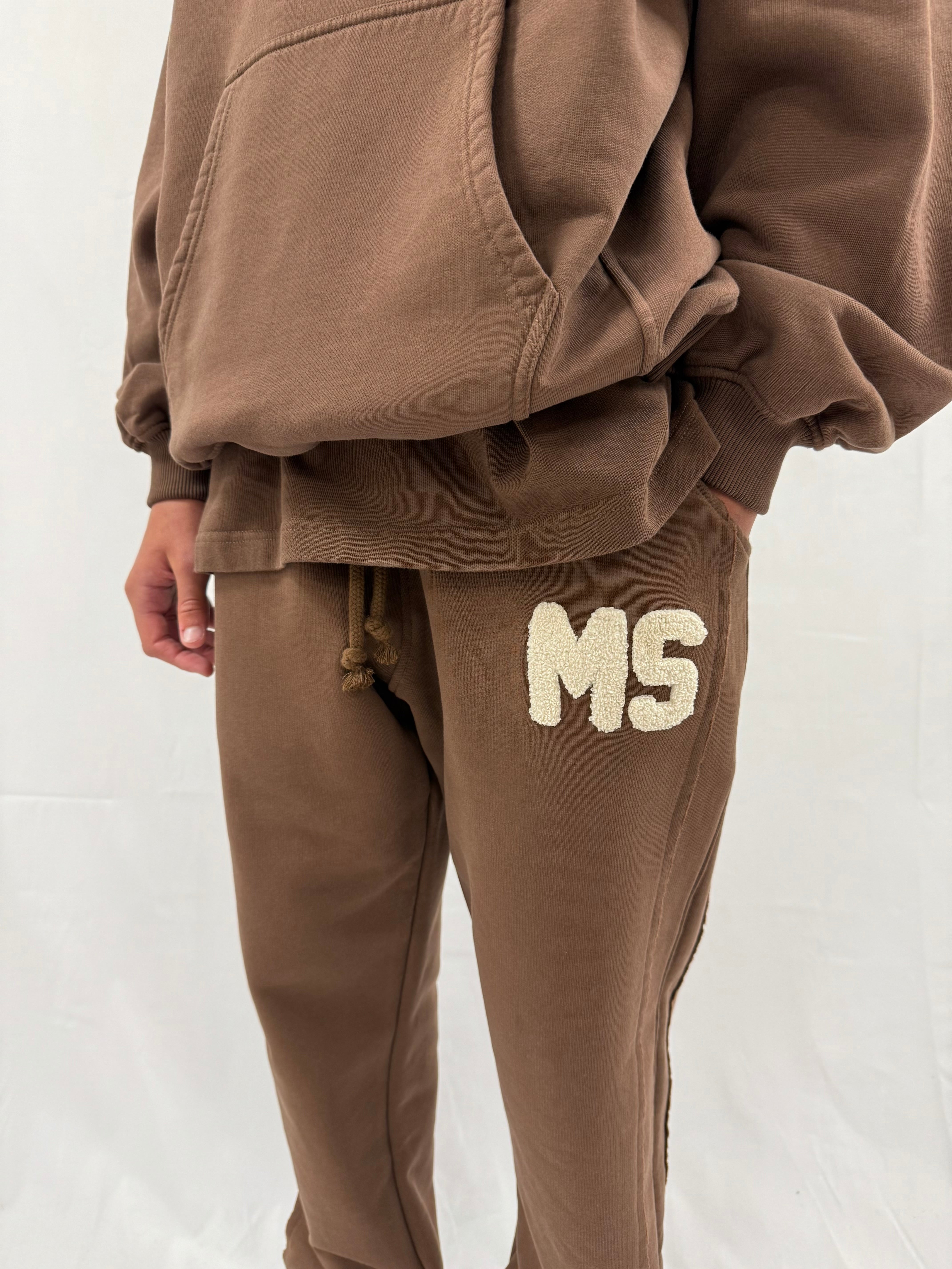 Dark Chocolate Teddy Kids Relaxed Sweatpants.