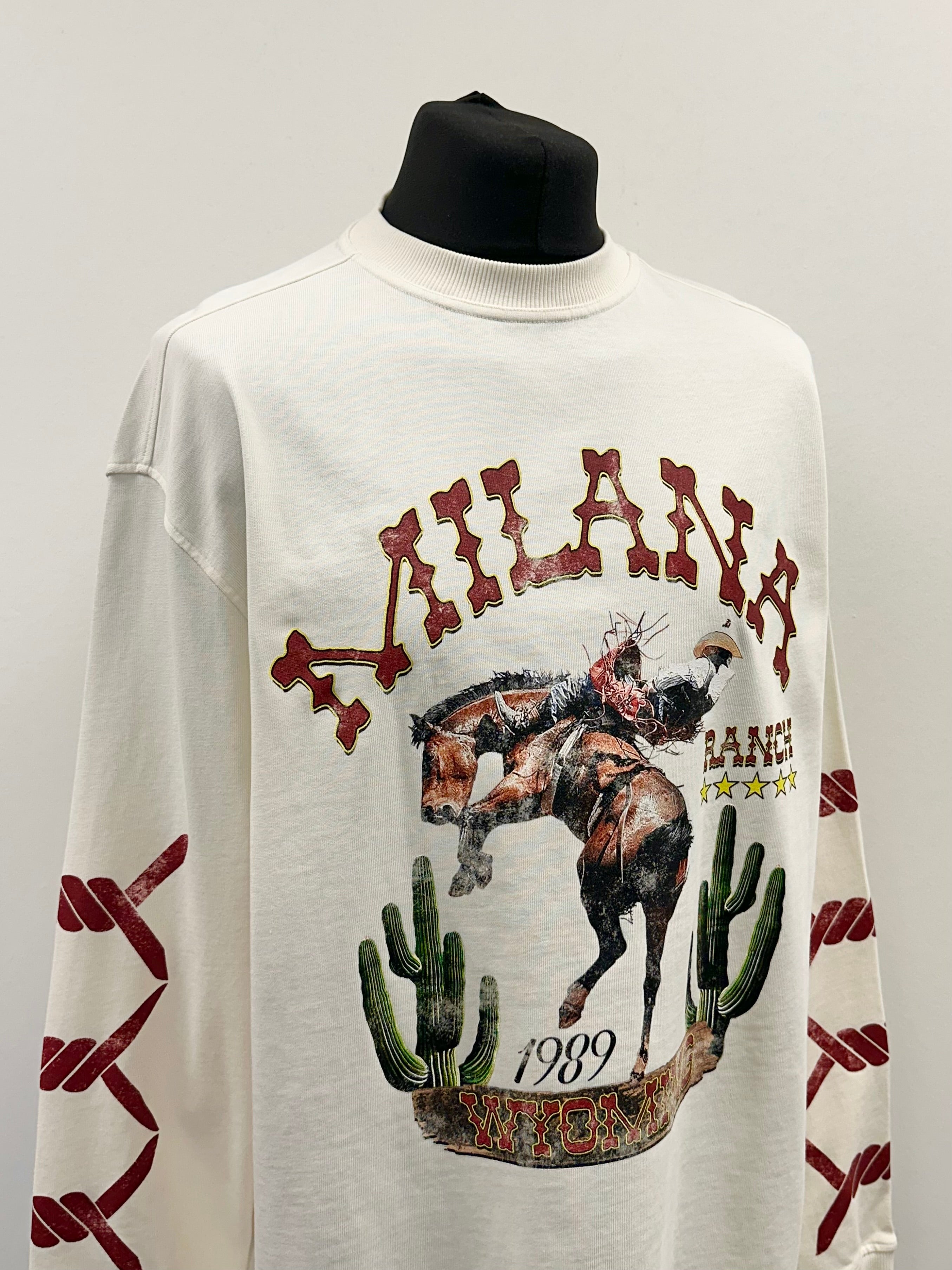 Cream Ranch Heavyweight Long Sleeve T-shirt.