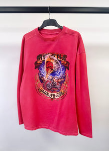 Washed Red Eagle Heavyweight Long Sleeve.