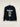 #O81 Washed Black UFO Kids Zip Hoodie.