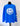 Cobalt Blue Splatter Smiley Heavyweight Long Sleeve T-shirt.