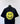 Black Splatter Smiley Heavyweight T-shirt.