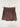 #N13 Chocolate Brown Towelling Mini Shorts.