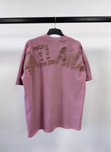Load image into Gallery viewer, Washed Raspberry Tape Heavyweight T-shirt.