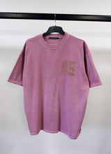 Load image into Gallery viewer, Washed Raspberry Tape Heavyweight T-shirt.