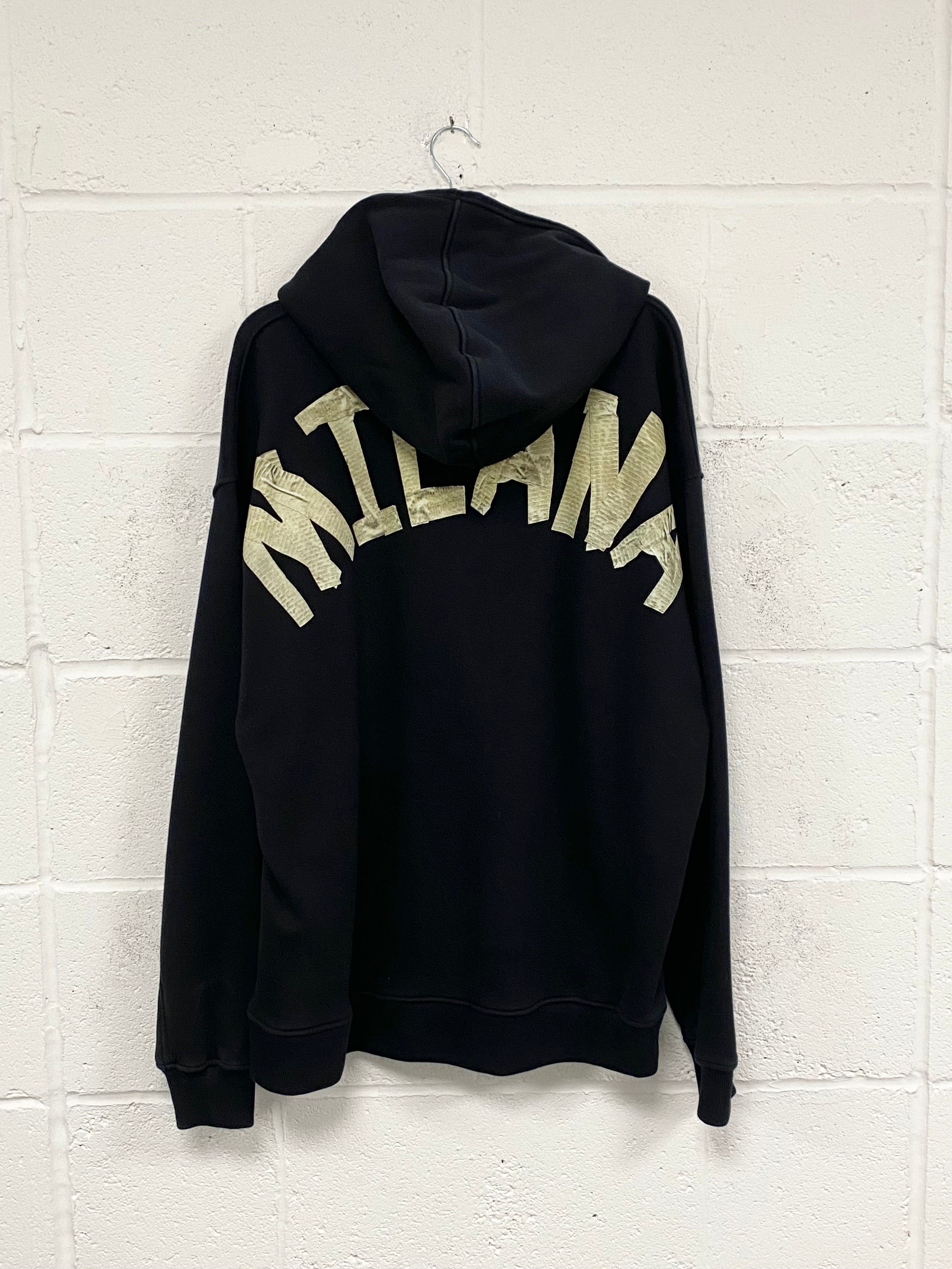 #A21 Black Tape Heavyweight Hoodie.