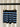 #JJ76 Black & Blue Soft Striped Mini Shorts.