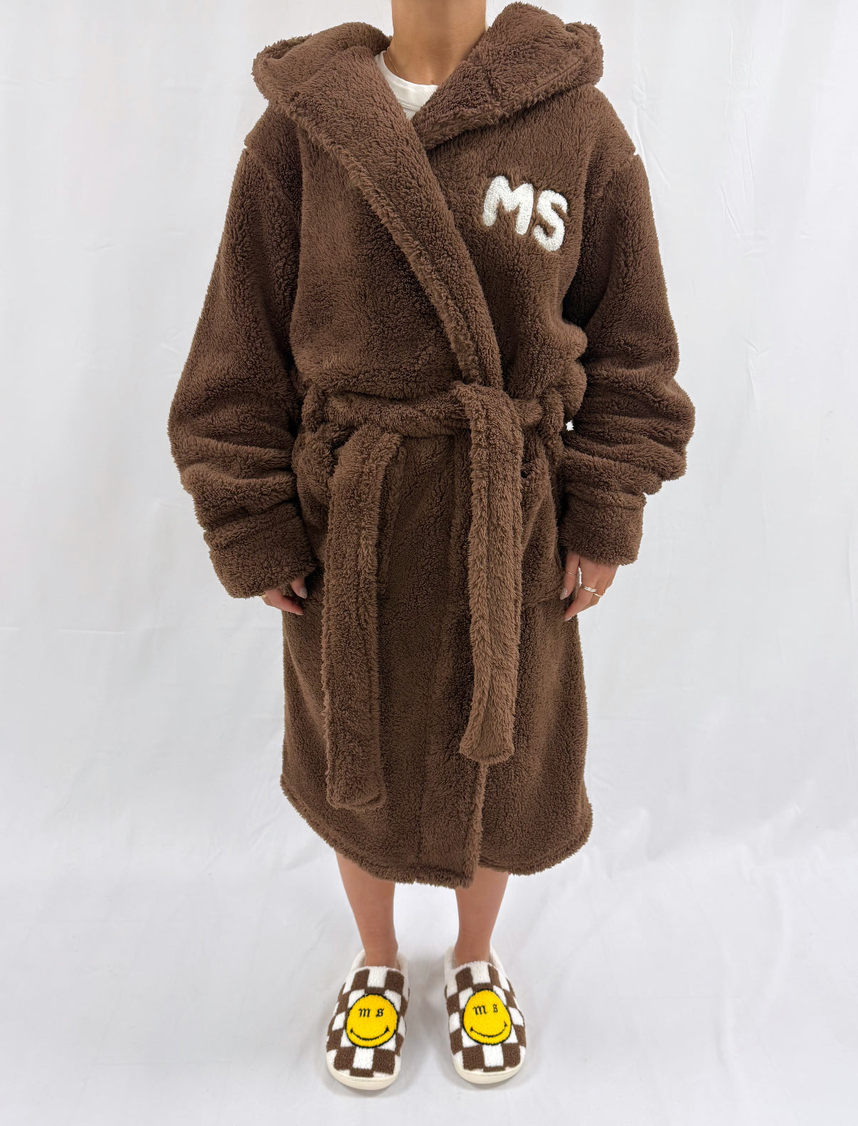 Chocolate Milana Dressing Gown.