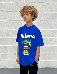 Cobalt Blue UFO Kids T-shirt.