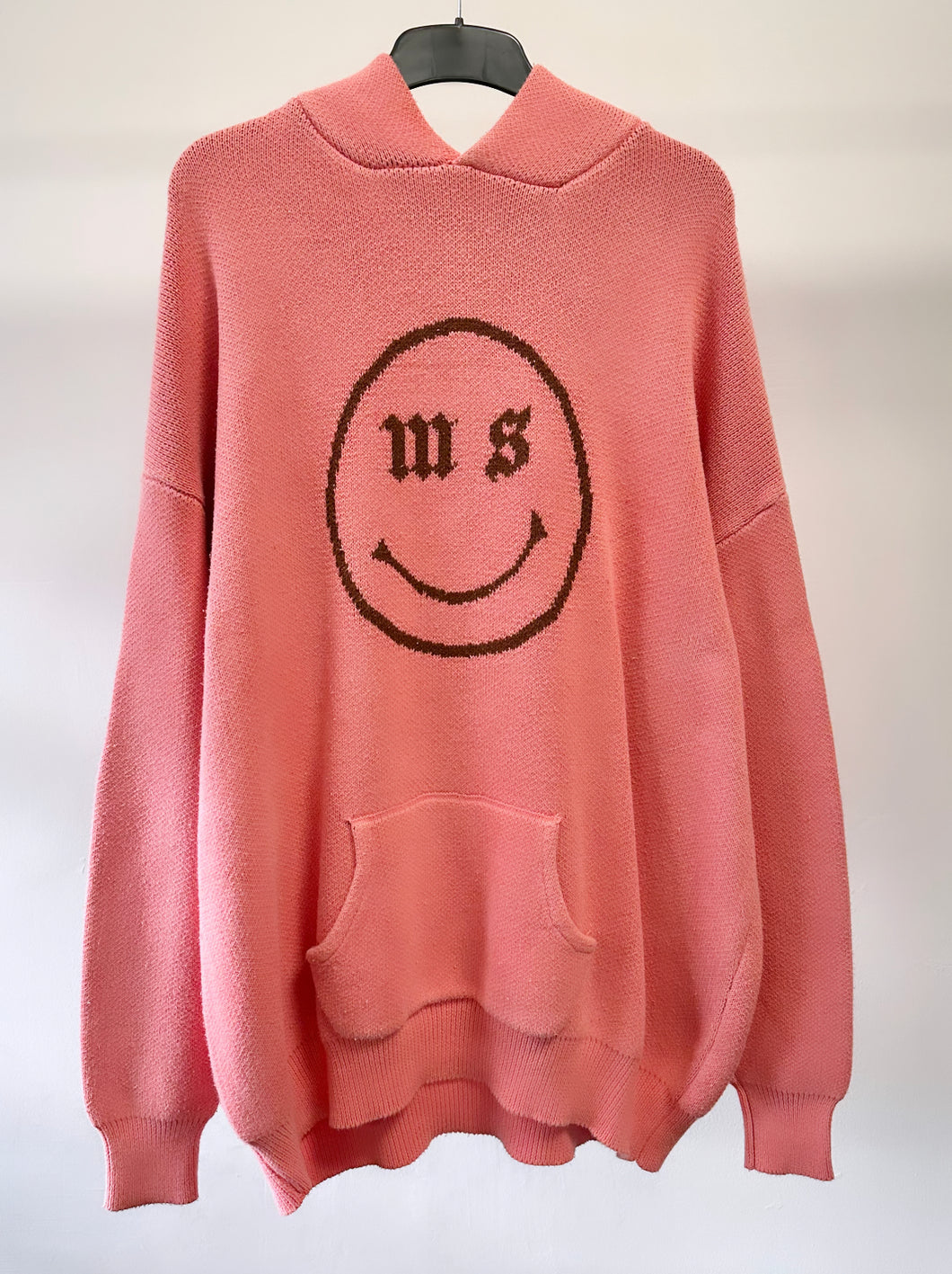 Washed Peach Smiley Knit.