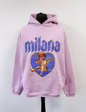 Load image into Gallery viewer, Lilac Cherub Hoodie.