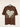 #H61 Chocolate Brown Love Note Heavyweight T-shirt.