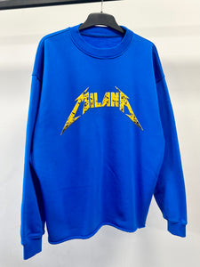 Cobalt Graphic Heavyweight Open Hem Sweatshirt.