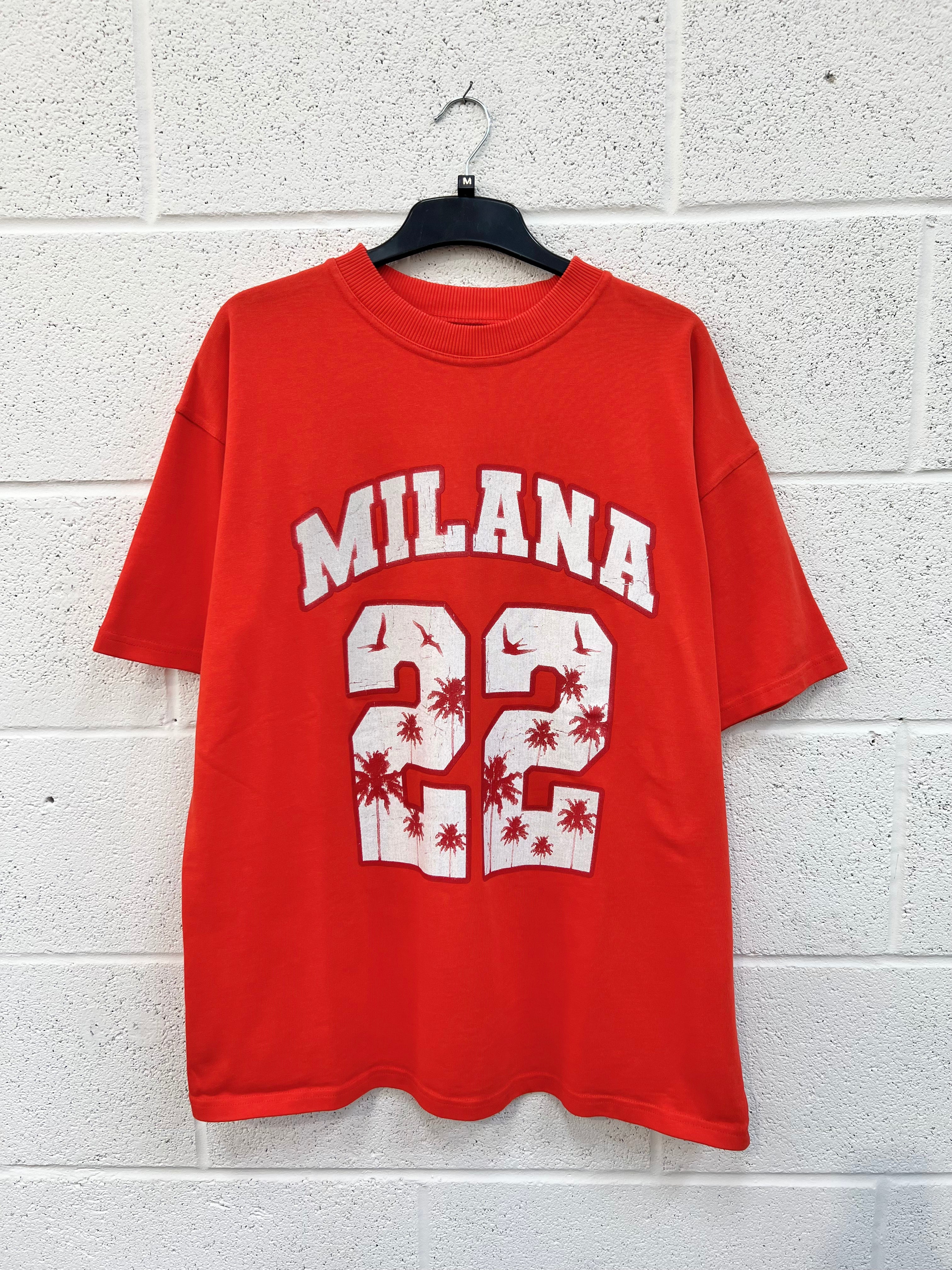 #CC19 Red Palm 22 Heavyweight T-shirt.