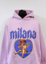 Load image into Gallery viewer, Lilac Cherub Hoodie.