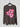 #B22 Washed Brown Hearts Waffle Heavyweight Long Sleeve.