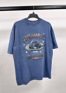 Washed Blue Planet Heavyweight T-shirt.