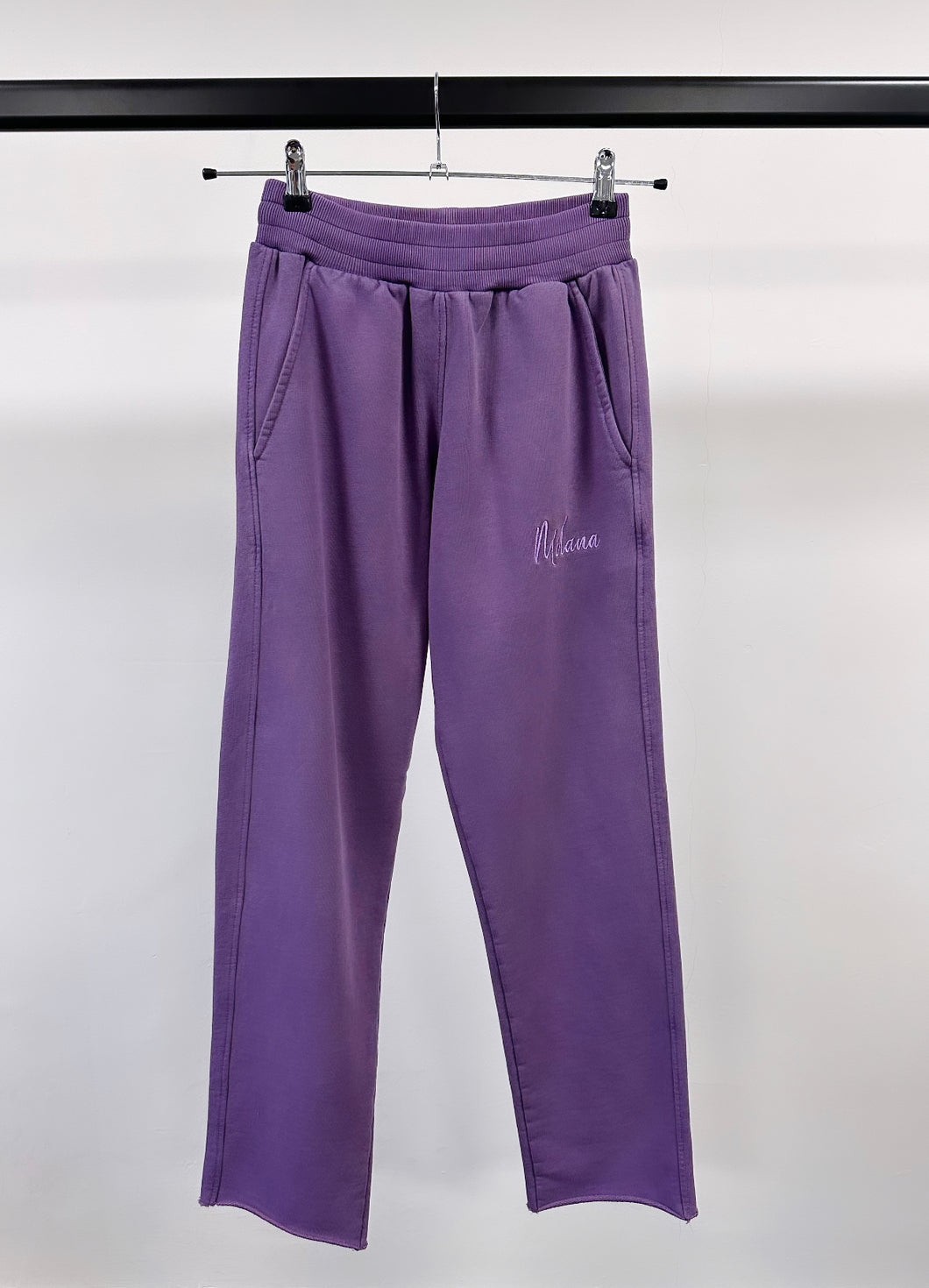 Washed Purple Relaxed Sweatpants.