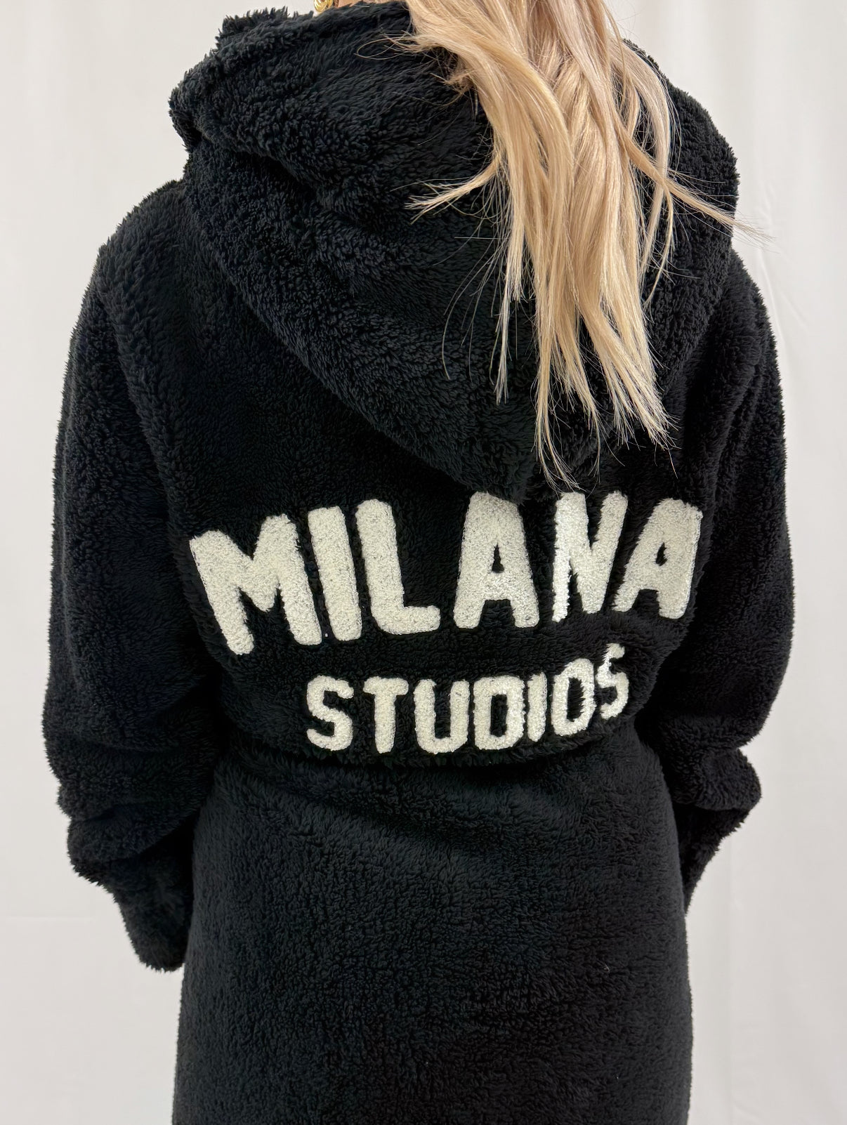 Black Milana Dressing Gown.