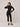 Black Milana Sculpt Zip Sports Jacket.