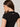 Black Milana Sculpt Sports Tee.