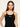 Black Core Soft Rib Cami Vest.
