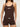 Chocolate Brown Core Soft Rib Cami Vest.