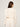 Cream Milana Cropped Linen Padded Blazer.