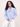 Baby Blue Vienna Wrap Shirt.