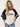Cream & Black Raglan T-shirt.