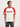 Cream & Red Raglan Mens T-shirt.